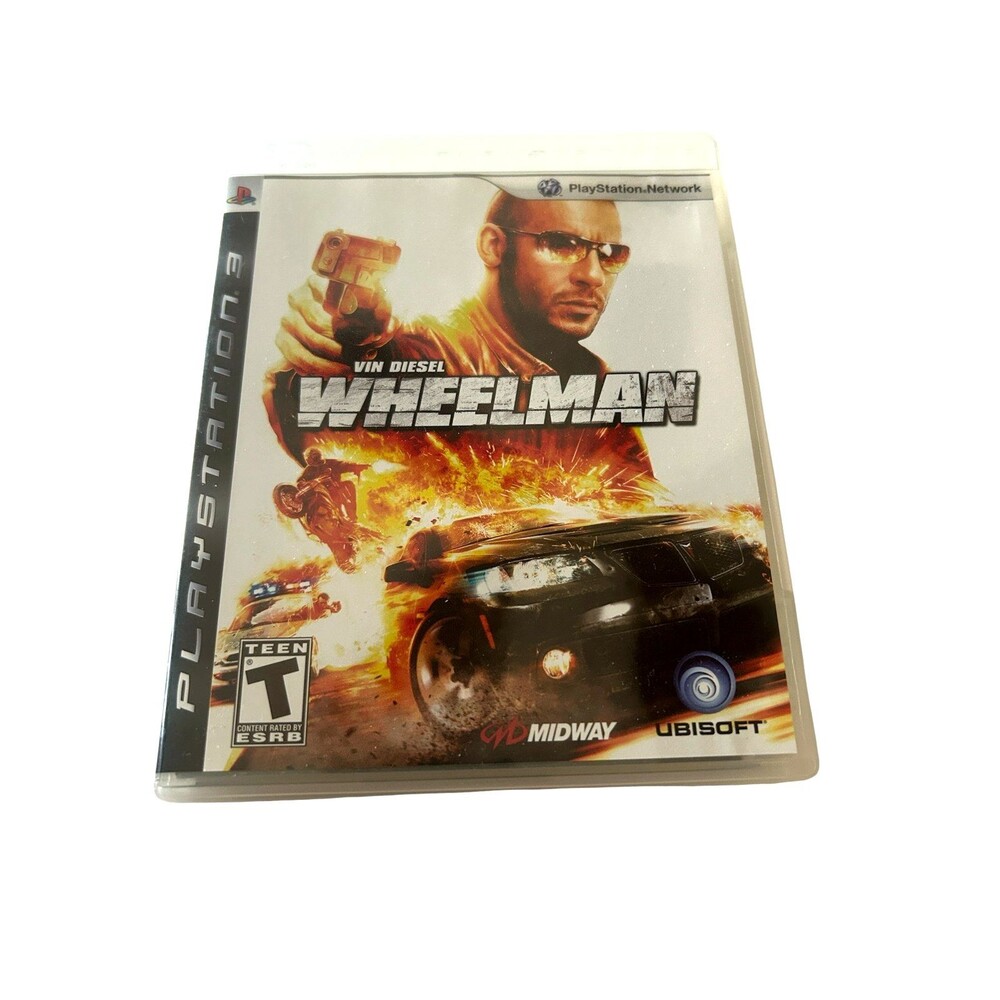 Wheelman PS3 Sony PlayStation 3 Game Manual Map Vin Diesel